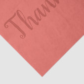 Coral danke Ihnen Geschenk Tissue Seidenpapier (Ausschnitt)