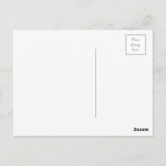 Coral danke Ihnen Postkarten (Rückseite)