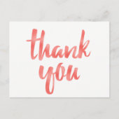 Coral danke Ihnen Postkarten (Vorderseite)