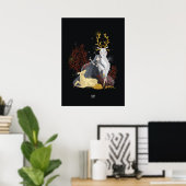CORAL DEER von Alexandra Dikaia Poster (Heimbüro)