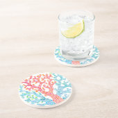 Coral Design Untersetzer (Seite)