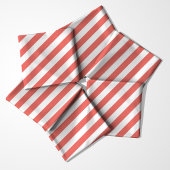 Coral Diagonal Streifen Muster Stoff