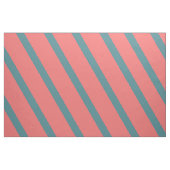 Coral Diagonal Streifen Stoff (Fat Quarter (45,7 x 55,9 cm))