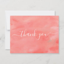 Coral Dreams Wedding Vielen Dank Hinweis