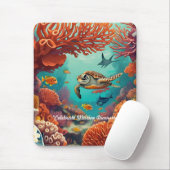 "Coral Dreamscape" Mousepad (Mit Mouse)