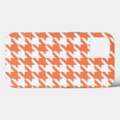 Coral Elegant Hahnentrittmuster Case-Mate iPhone Hülle (Rückseite (Horizontal))