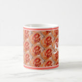 Coral Floral gesegnet Ephesians Christliche Schrif Kaffeetasse (Mittel)