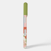 Coral Floral Monogram Case-Mate iPhone Hülle (Rückseite / Rechts)