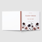 Coral Floral Wedding Gästebuch (Voll)