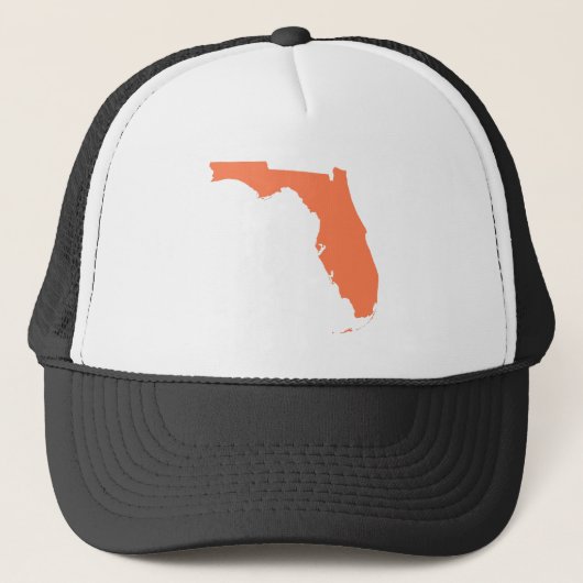 Coral Florida Truckerkappe (Vorderseite)