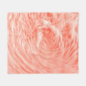 Coral Fluffy Fur: Trend 2019. Fleecedecke (Vorderseite (Horizontal))