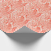 Coral Fluffy Fur: Trend 2019. Geschenkpapier (Ecke)