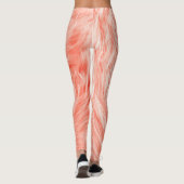Coral Fluffy Fur: Trend 2019. Leggings (Rückseite)