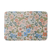 Coral Garden Blume Muster Badematte (Vorderseite)