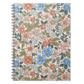 Coral Garden Blume Muster Notizblock (Vorderseite)