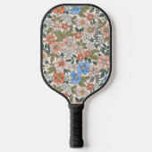 Coral Garden Blume Muster Pickleball Schläger (Vorderseite)