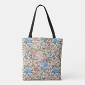 Coral Garden Blume Muster Tasche (Rückseite)
