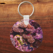 Coral Garden Round Schlüsselanhänger (Vorderseite)