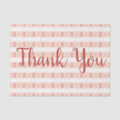 Coral Gemustert Designer Seidenpapier (Vorderseite)