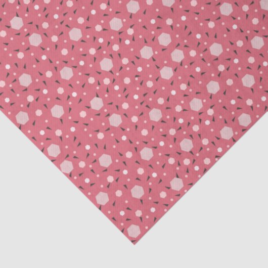 Coral Geo Edition Seidenpapier (Detail)