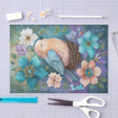 Coral Glimmer Seidenpapier (Handwerk)