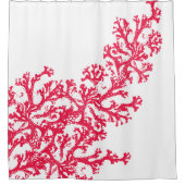 Coral Graphic Duschvorhang (Vorderseite)