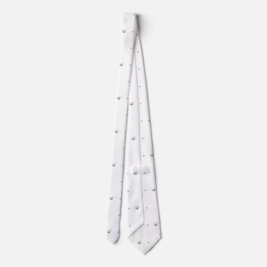 Coral & Gray Krawatte | Moderne Farbschwellen (Rückseite)