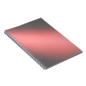 Coral & Gray-Mondlicht-Ober-Effekt Notizblock (Rechte Seite)