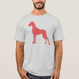 Coral Great Dane T-Shirt