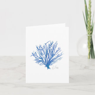 Coral Greeting Card Karte