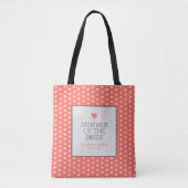 Coral Heart Wedding Tasche (Vorderseite)