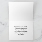 Coral Hibiskus - Geburtskarte Karte (Innenseite)