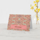 Coral Kaleidoskop Karte (Gelbe Blume)