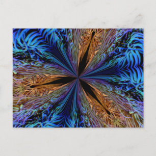 Coral Kaleidoskop Postkarte