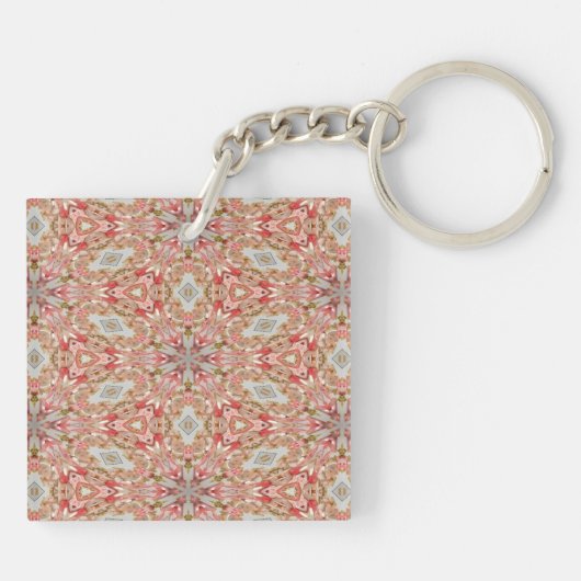 Coral Kaleidoskop Schlüsselanhänger (Rückseite)