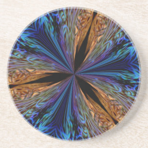 Coral Kaleidoskop-Untersetzer Getränkeuntersetzer
