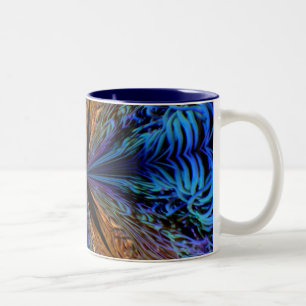 Coral Kaleidoskop Zweifarbige Tasse