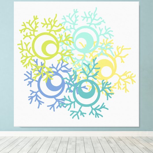 Coral Leinwanddruck (Insitu (Holzboden))