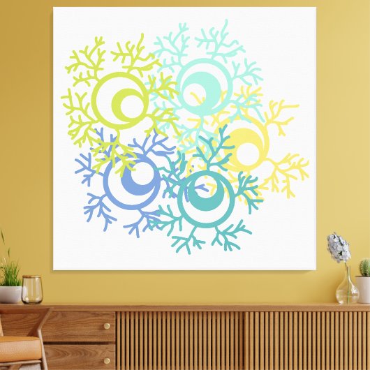 Coral Leinwanddruck (Insitu (Wohnzimmer))