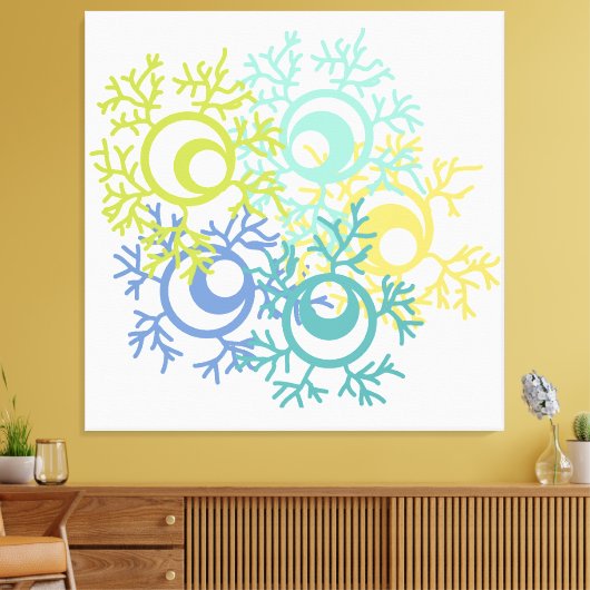 Coral Leinwanddruck (Insitu (Wohnzimmer))