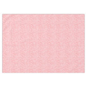Coral Leopard Print Pattern Tischdecke (Vorderseite (Horizontal))