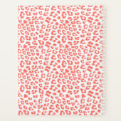 Coral Leopard Print Planer (Rückseite)