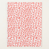 Coral Leopard Print Planer (Vorderseite)