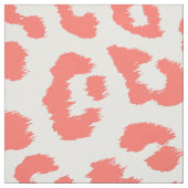 Coral Leopard Print Stoff (Muster)