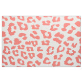 Coral Leopard Print Stoff (Fat Quarter (45,7 x 55,9 cm))