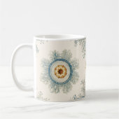 Coral Mandala Pattern Kaffeetasse (Links)