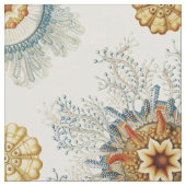 Coral Mandala Pattern Stoff (Nahaufnahme)