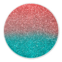 Coral Melon Orange Aquamarin Aqua Green Funkelnd G