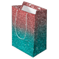 Coral Melon Orange Aquamarin Aqua Green Funkelnd G