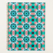 Coral & Mint Mandala Planner Planer (Vorderseite)